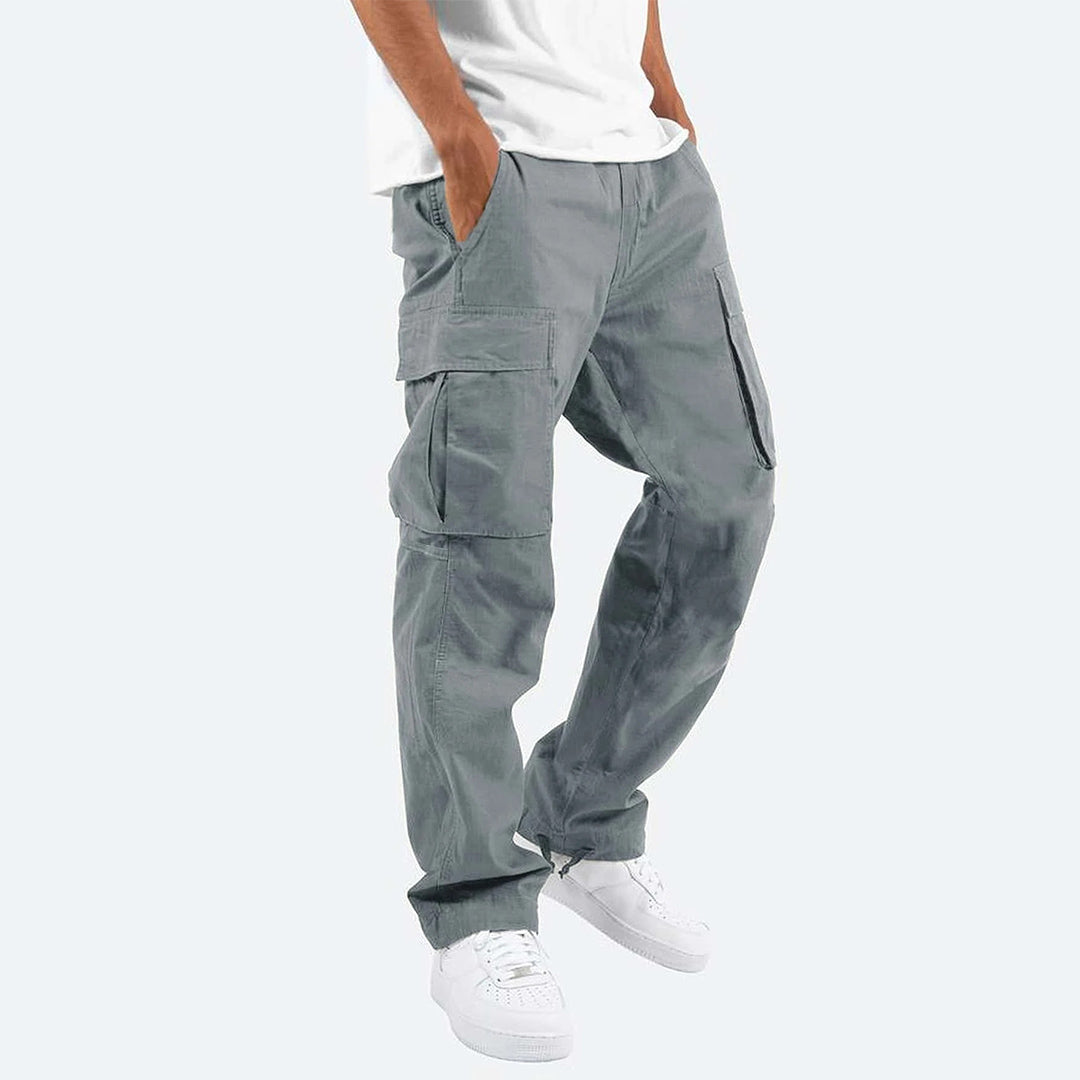 Rowan | Pantalon Cargo Homme Large | Coupe Ample avec Cordon et Poches Pratiques