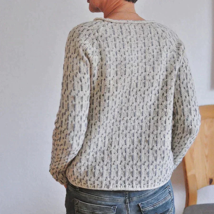 Pull Femme Col Rond | Tricot Chaud et Élégant pour l’Hiver