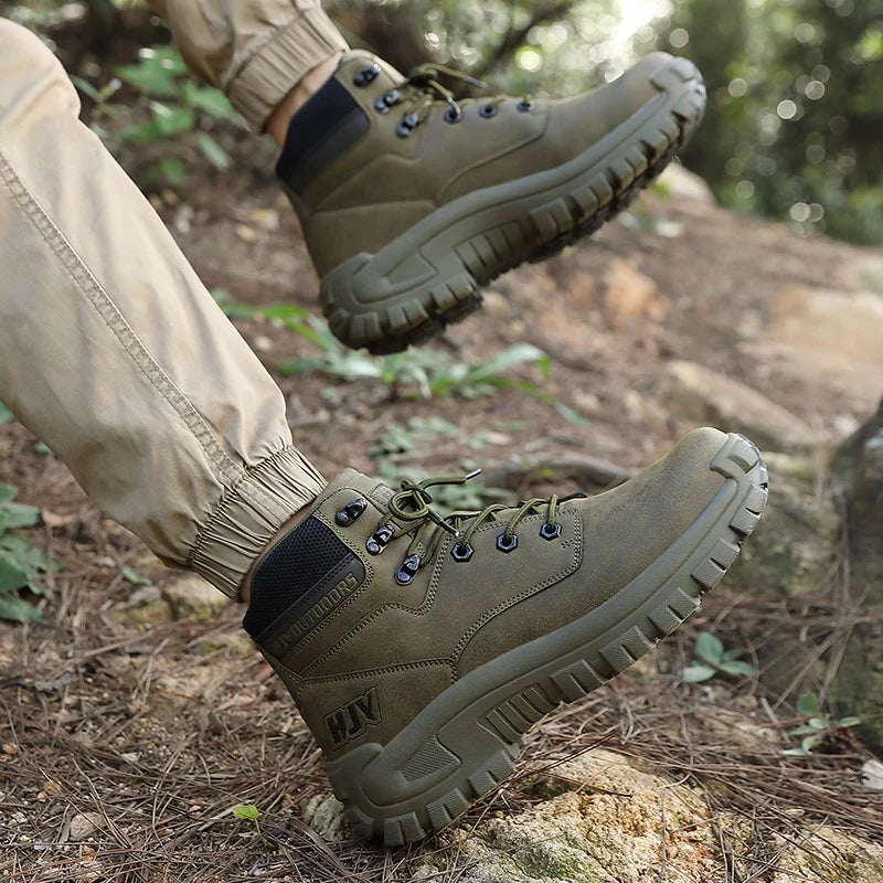 Halewood | Bottes Hautes Homme Randonnée & Travail Extérieur Antidérapantes