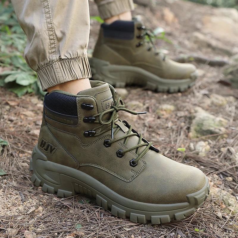 Halewood | Bottes Hautes Homme Randonnée & Travail Extérieur Antidérapantes