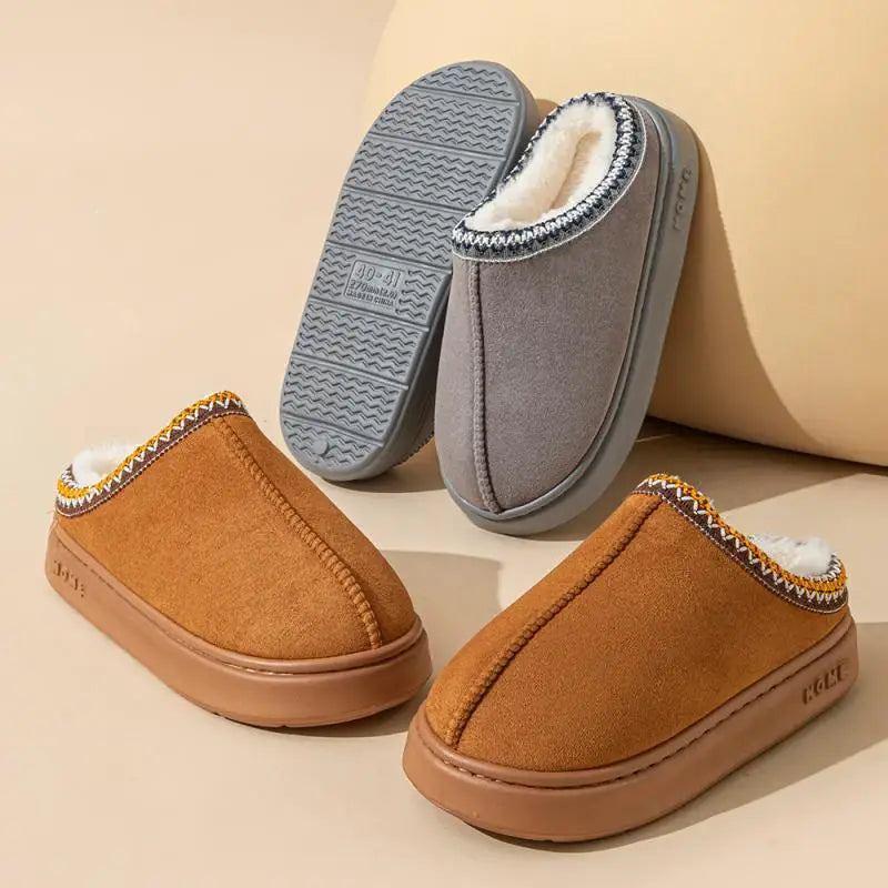 Morgane | Chaussons Femme Hiver avec Doublure Douce & Semelle Antidérapante pour Confort Intérieur