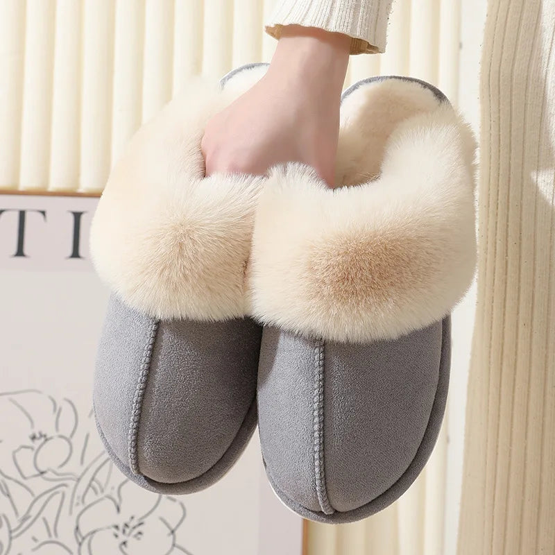 Myriam | Chaussons Femme Intérieur en Velours Doux avec Doublure Moelleuse & Confort Cocooning