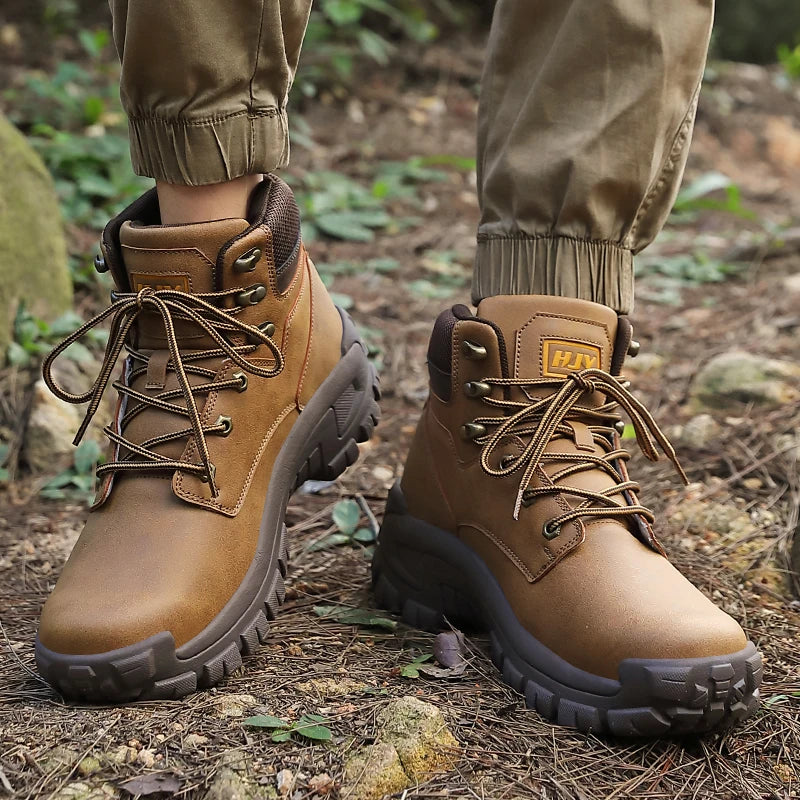 Halewood | Bottes Hautes Homme Randonnée & Travail Extérieur Antidérapantes