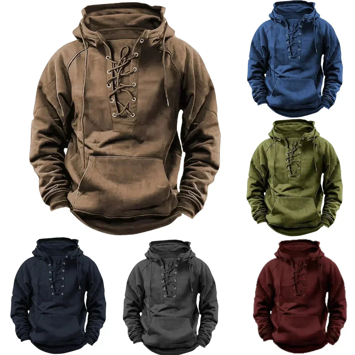 Sweat à Capuche Homme Résistant | Hoodie Chaud pour Automne et Hiver