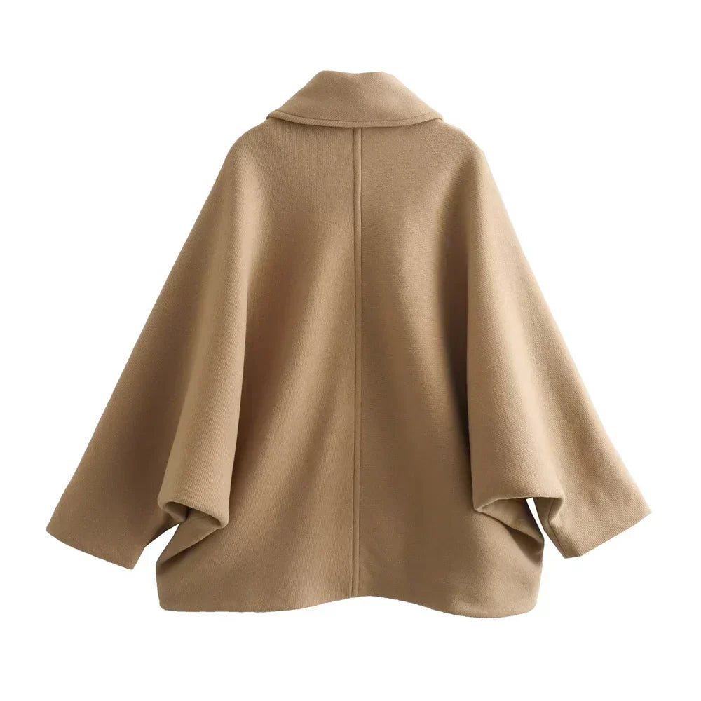 Clémadèle | Veste oversize femme à boutons et col à revers