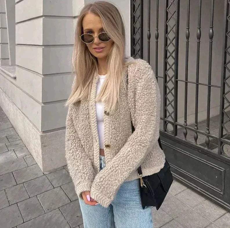 Teddy Cozy | Gilet Femme Doux et Chaud pour Look Casual Moderne