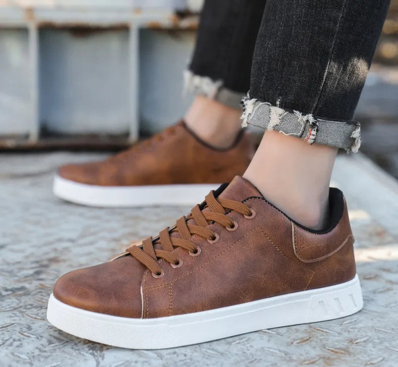 Lucio | Chaussures Homme Classiques à Lacets en Cuir Synthétique de Qualité Supérieure
