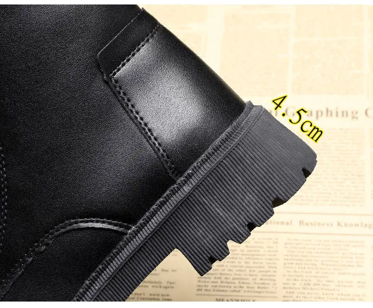 Vionara | Bottines Noires Femme à Lacets, Effet Cuir, Doublure Chaude & Semelle Antidérapante