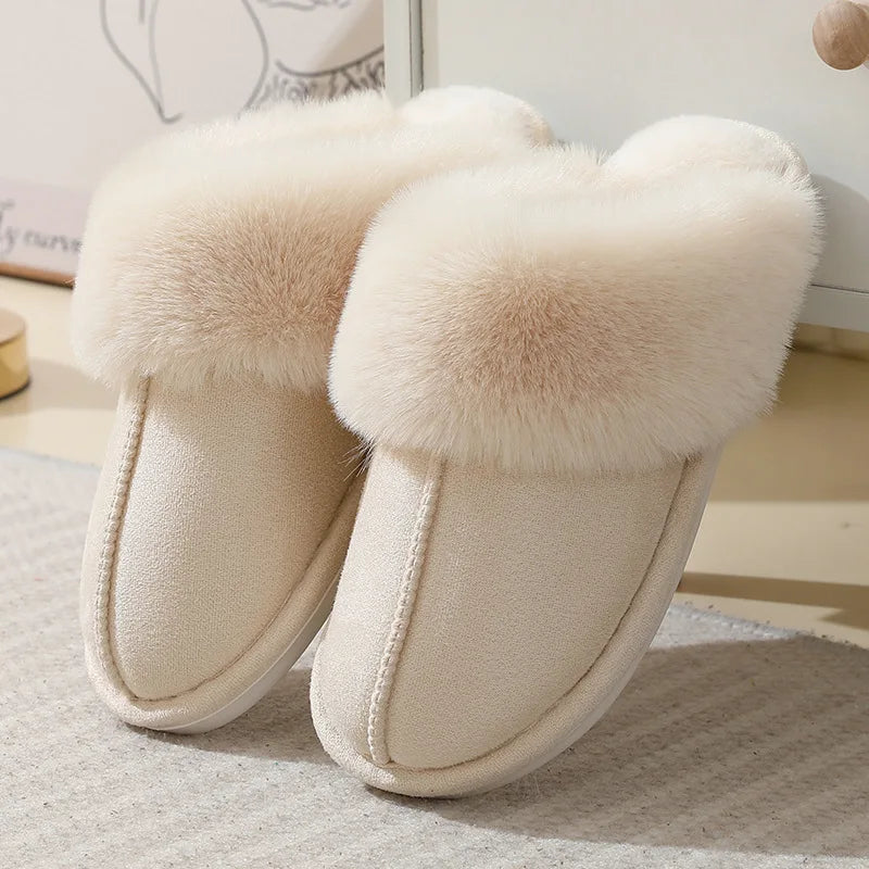 Myriam | Chaussons Femme Intérieur en Velours Doux avec Doublure Moelleuse & Confort Cocooning