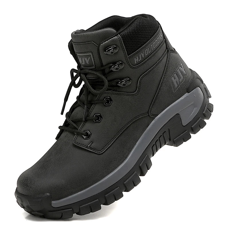 Halewood | Bottes Hautes Homme Randonnée & Travail Extérieur Antidérapantes