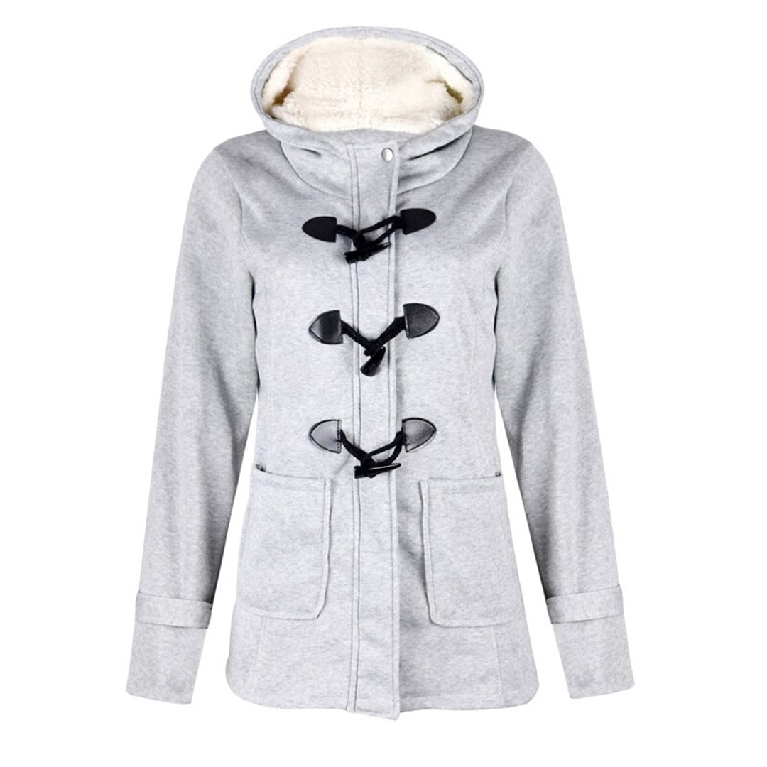 Véronique | Manteau Femme Long Hiver Élégant avec Capuche Intégrée et Doublure Polaire
