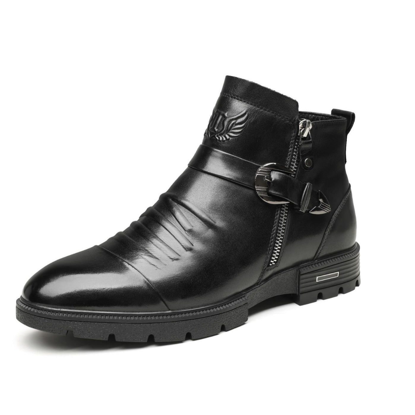 Bottes Homme Noires Élégantes | Slip-on Confortables pour Toutes Occasions