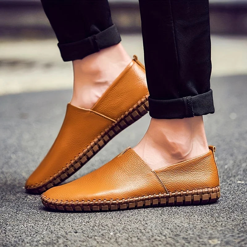 Broderick | Mocassins Homme Sans Lacets Élégants et Confortables – Style Chic et Décontracté