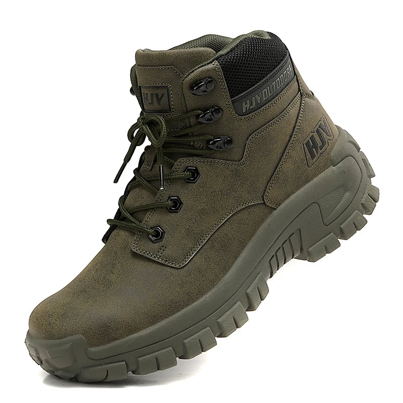 Halewood | Bottes Hautes Homme Randonnée & Travail Extérieur Antidérapantes