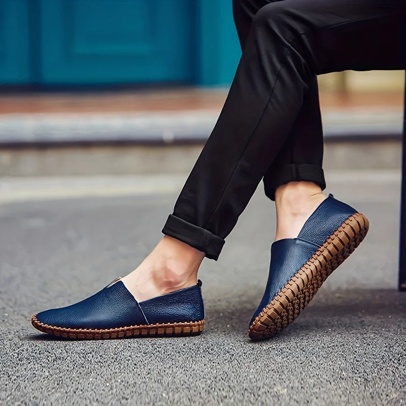 Broderick | Mocassins Homme Sans Lacets Élégants et Confortables – Style Chic et Décontracté
