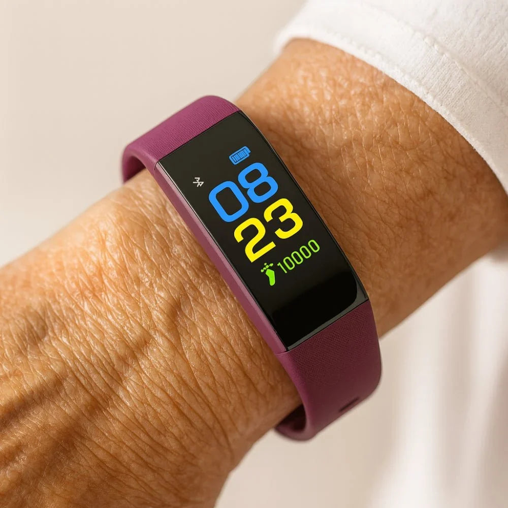 Vitalora™ | Senior-Smartwatch mit Gesundheitsüberwachung und LED-Display