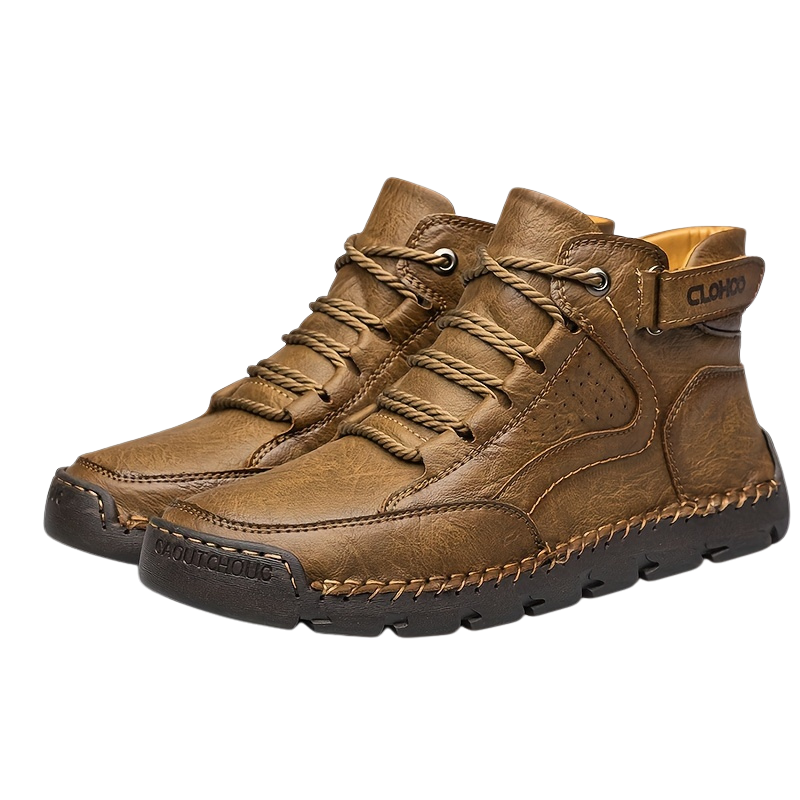 Torrick | Bottes d’Hiver Homme, Chaussures Montantes à Lacets et Velcro avec Doublure Chaude et Semelle Robuste