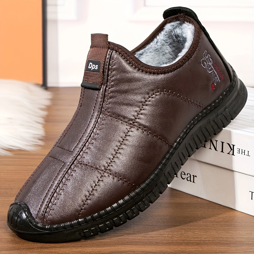 Orrick | Chaussures d’Hiver Homme, Slip-On Confortables avec Doublure Chaude