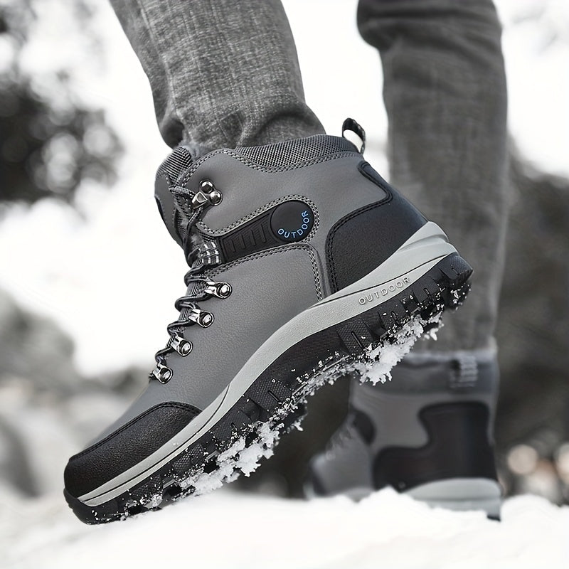 Harlan | Bottes Homme Hiver Outdoor avec Doublure Chaude & Lacets Montants