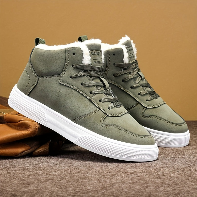 Quarrel | Chaussures Hiver Homme Hautes avec Lacets & Doublure Chaude
