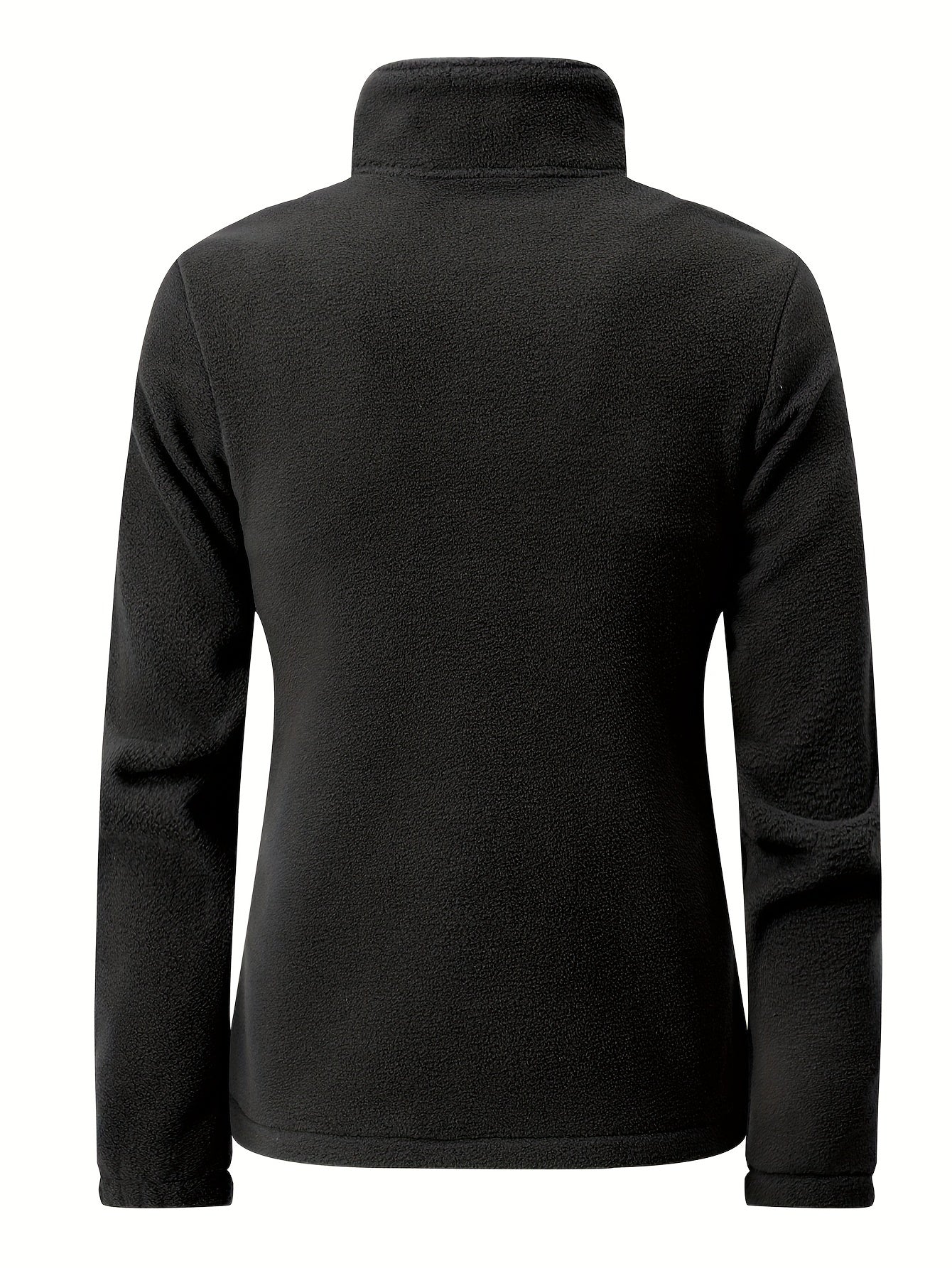 Élyane | Veste Femme Douce à Col Montant avec Fermeture Zippée | Veste Sport Outdoor Légère