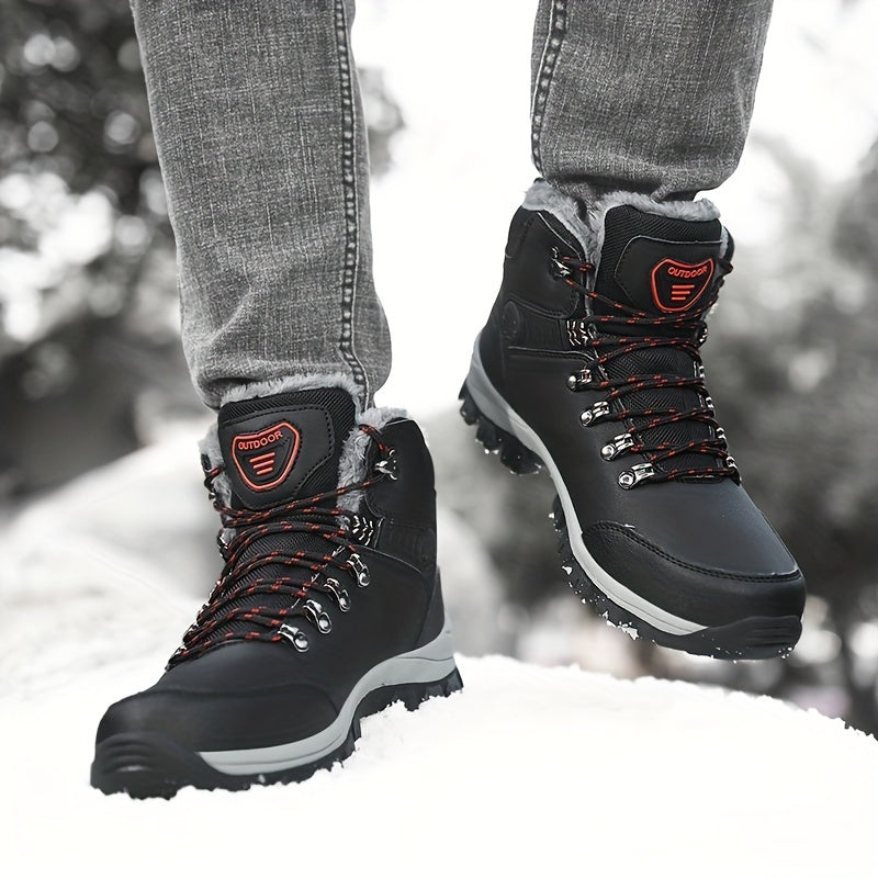Harlan | Bottes Homme Hiver Outdoor avec Doublure Chaude & Lacets Montants