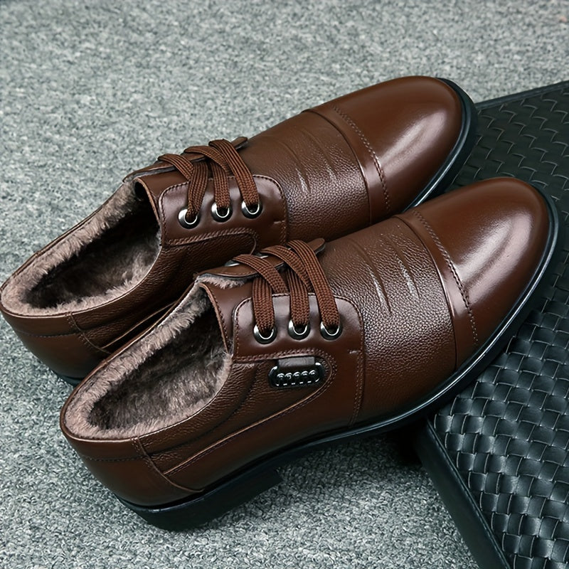 Rendric | Chaussures Hiver Homme Élégantes, Richelieu à Lacets avec Doublure Chaude