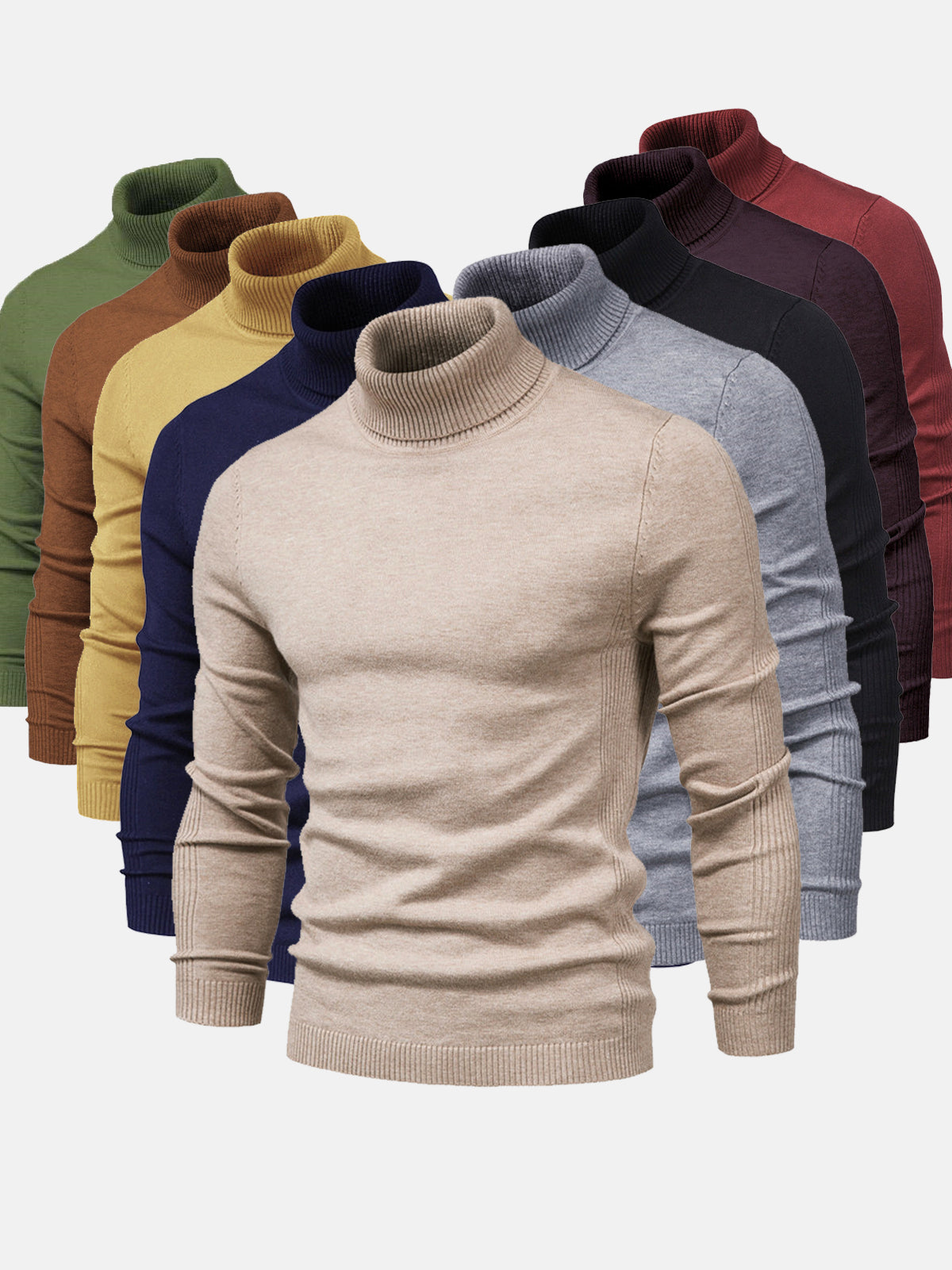 Marshall | Pull Col Roulé Homme en Coton, Élégant & Confortable