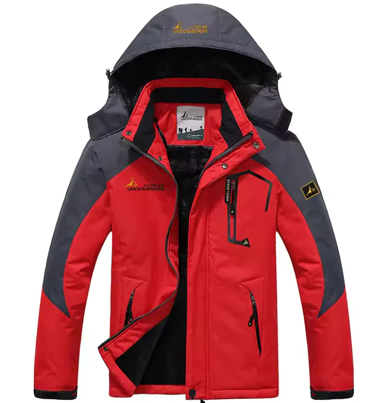 Cyrandel | Parka Homme Hiver, Doublure Polaire, Imperméable et Coupe-Vent, Capuche Réglable et Poches Zippées