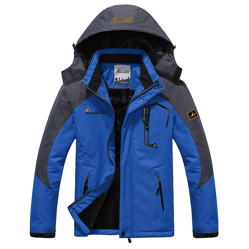 Cyrandel | Parka Homme Hiver, Doublure Polaire, Imperméable et Coupe-Vent, Capuche Réglable et Poches Zippées