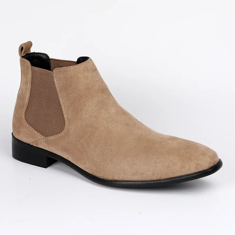 Quinton | Bottines Chelsea Homme à Bout Pointu avec Élastiques Latéraux, Design Élégant et Enfilage Facile