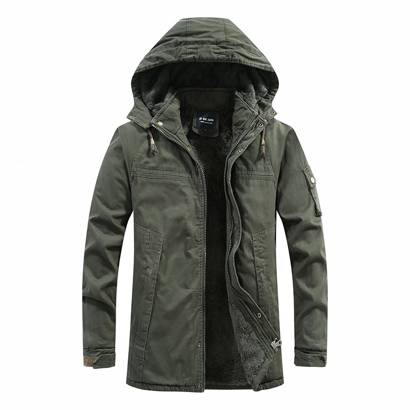 Itharic | Veste Homme Hiver avec Capuche, Doublure Sherpa Chaude, Coupe Relax et Poches Pratiques