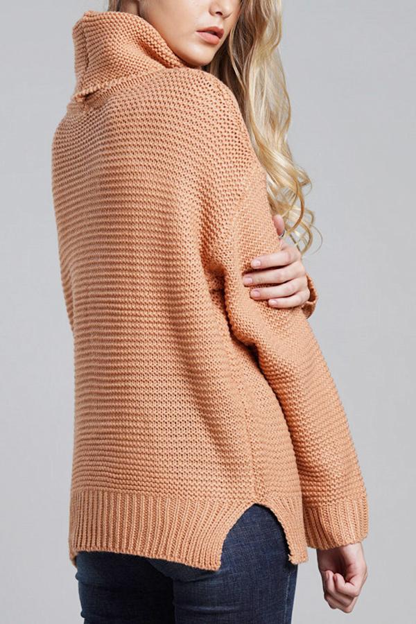 Abéline | Pull Chunky Knit Femme à Col Roulé, Maille Épaisse et Design Élégant