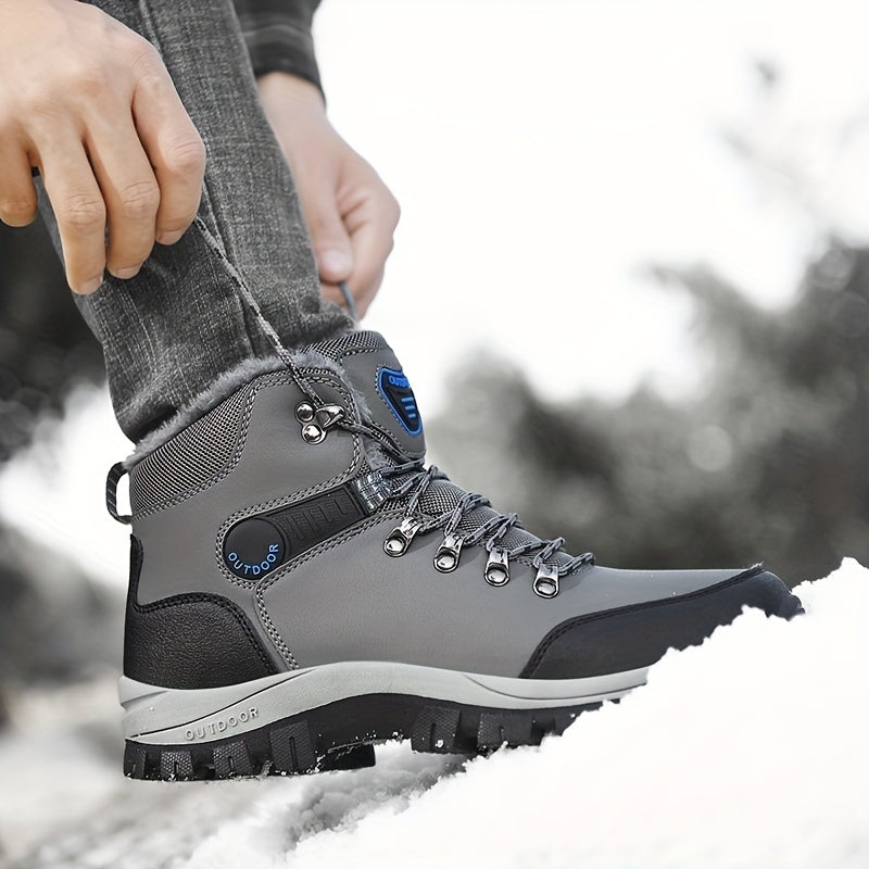 Harlan | Bottes Homme Hiver Outdoor avec Doublure Chaude & Lacets Montants
