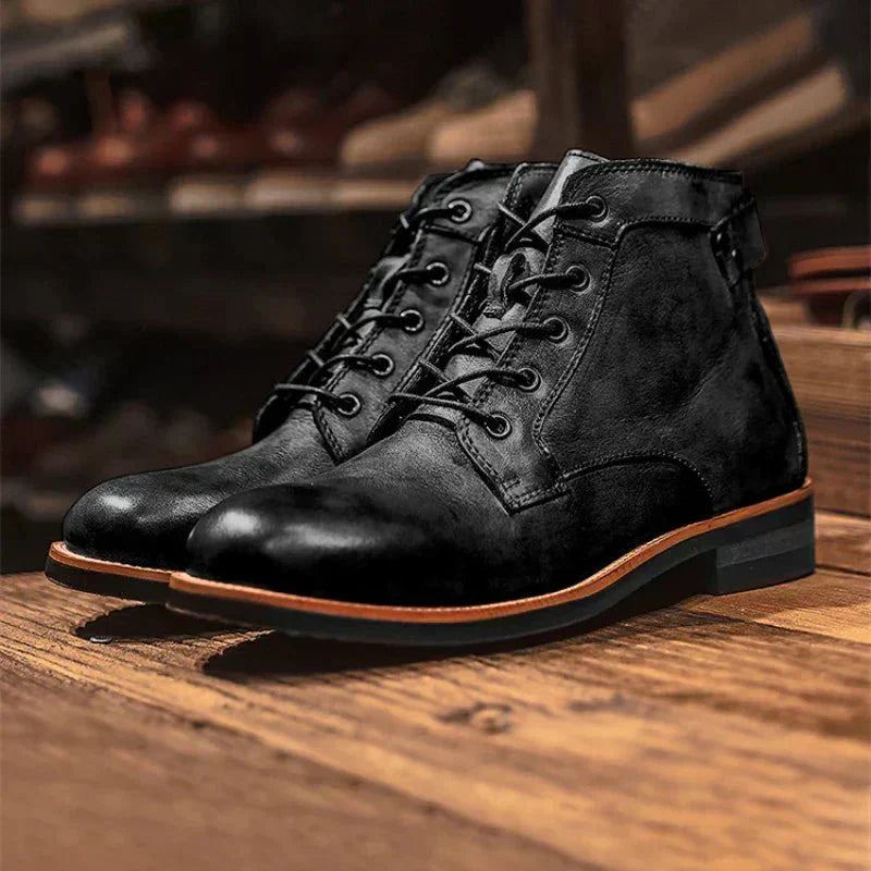 Bradwell | Bottines Homme Vintage à Lacets, Design Classique & Style Robuste Intemporel