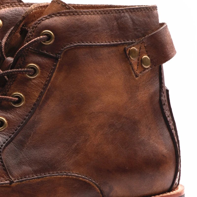 Bradwell | Bottines Homme Vintage à Lacets, Design Classique & Style Robuste Intemporel