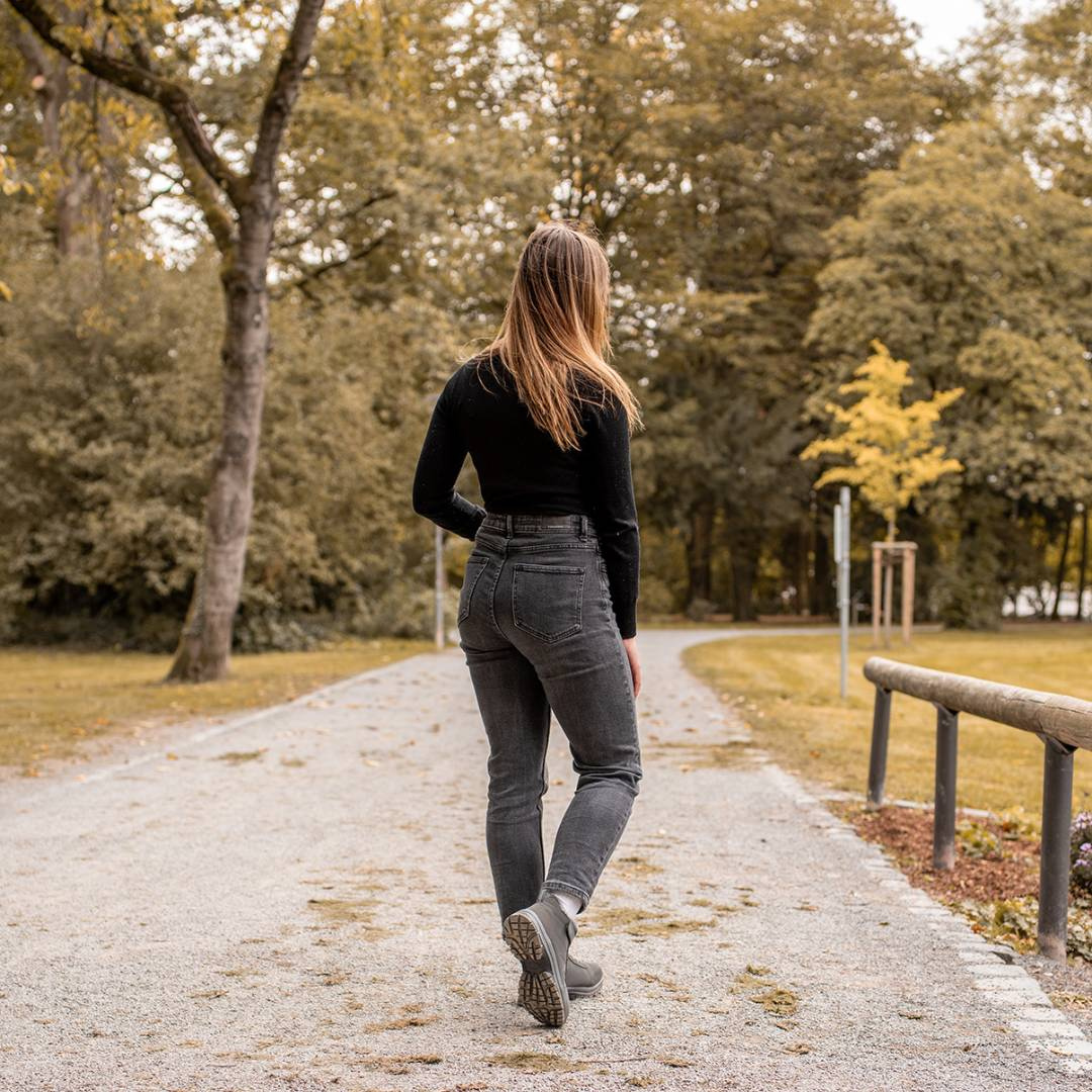 Léonie | Baskets d'hiver doublées en polaire avec lacets et bandes Velcro
