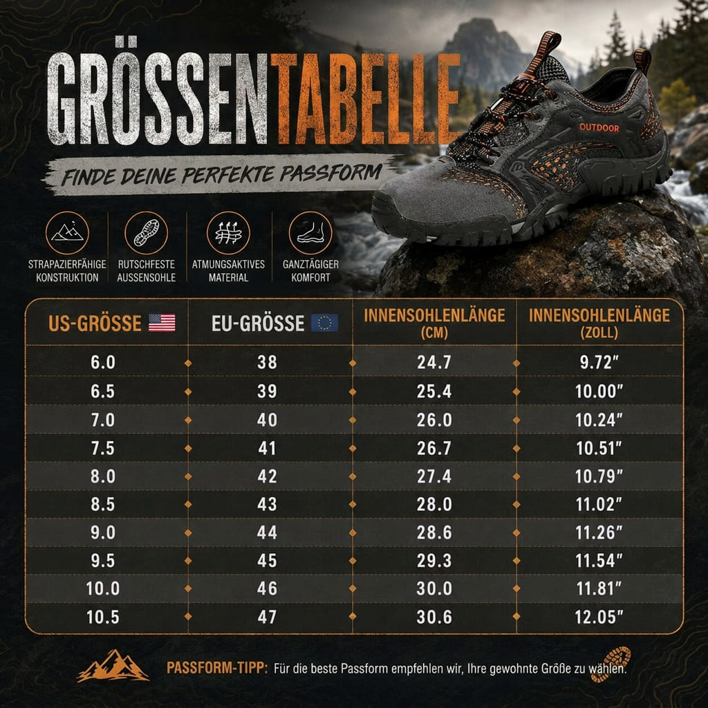 TrailVeyron™ | Herren-Wanderschuhe – Leicht, Atmungsaktiv und Wasserabweisend