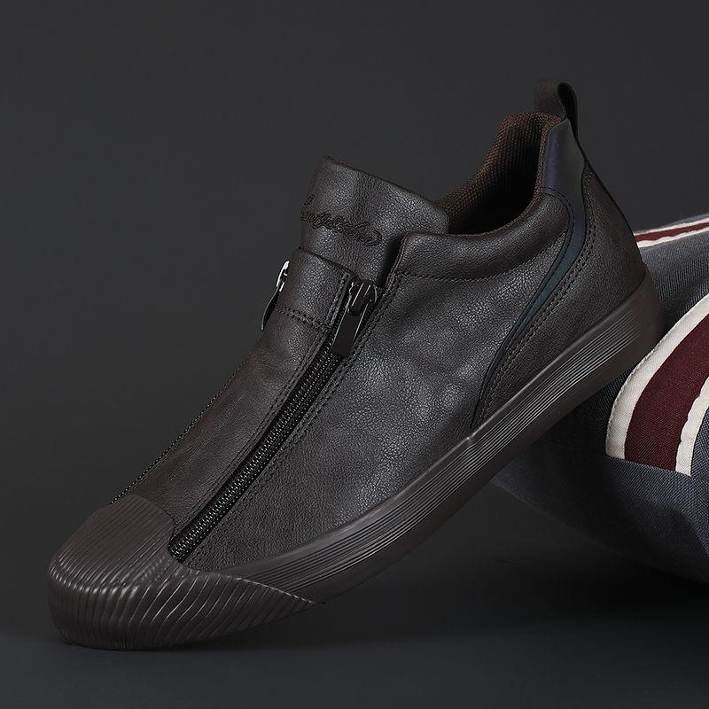 Gareth | Baskets Zippées Homme Stylées à Semelle Ergonomique Confort Total