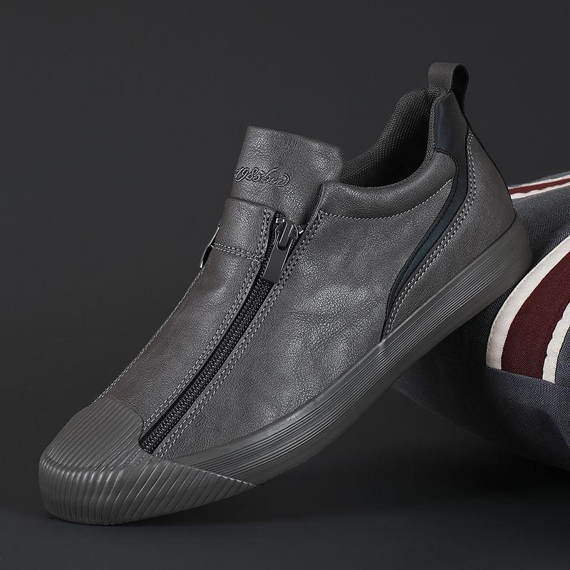 Gareth | Baskets Zippées Homme Stylées à Semelle Ergonomique Confort Total