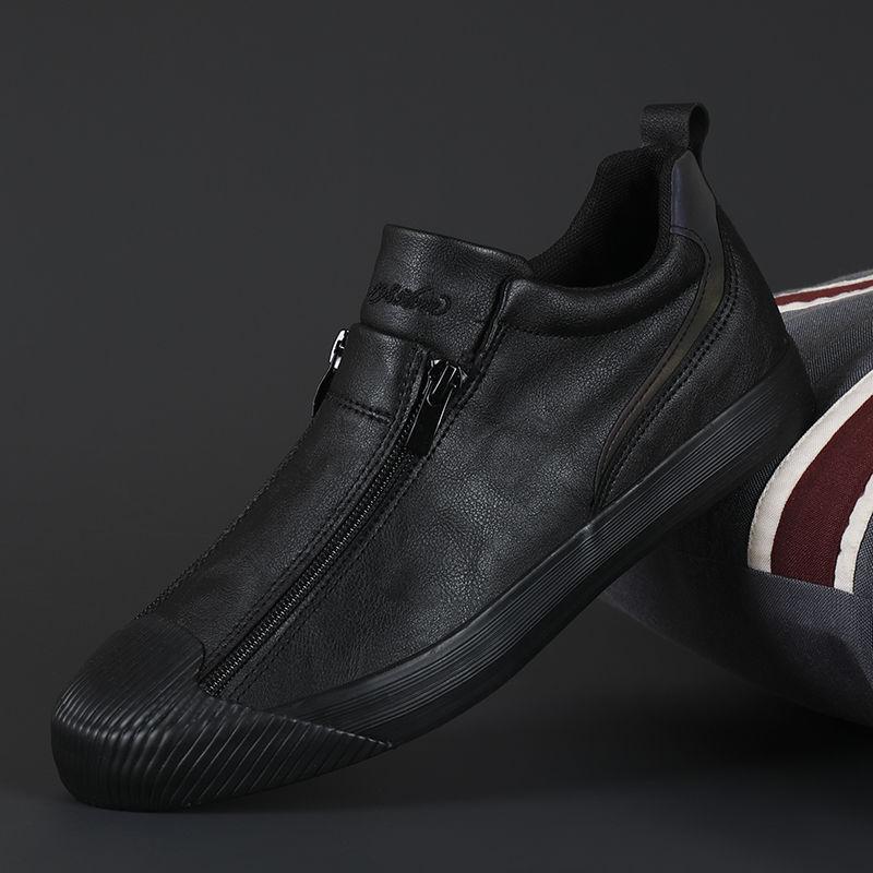 Gareth | Baskets Zippées Homme Stylées à Semelle Ergonomique Confort Total