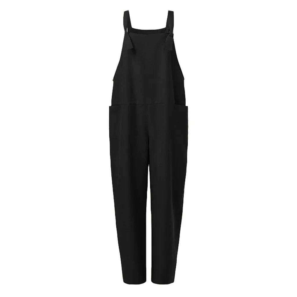 Brisande | Combinaison Femme Sans Manches à Jambe Large, Coupe Ample en Coton & Lin