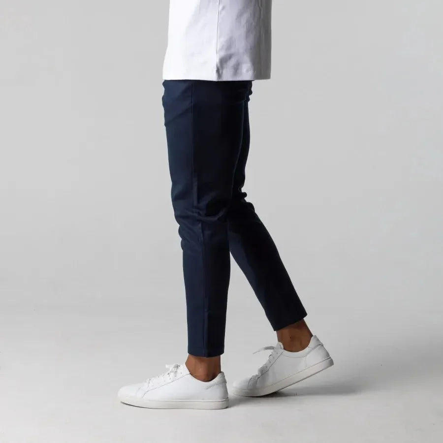 Xavier | Pantalon Chino Homme Slim à Jambe Ajustée Uni