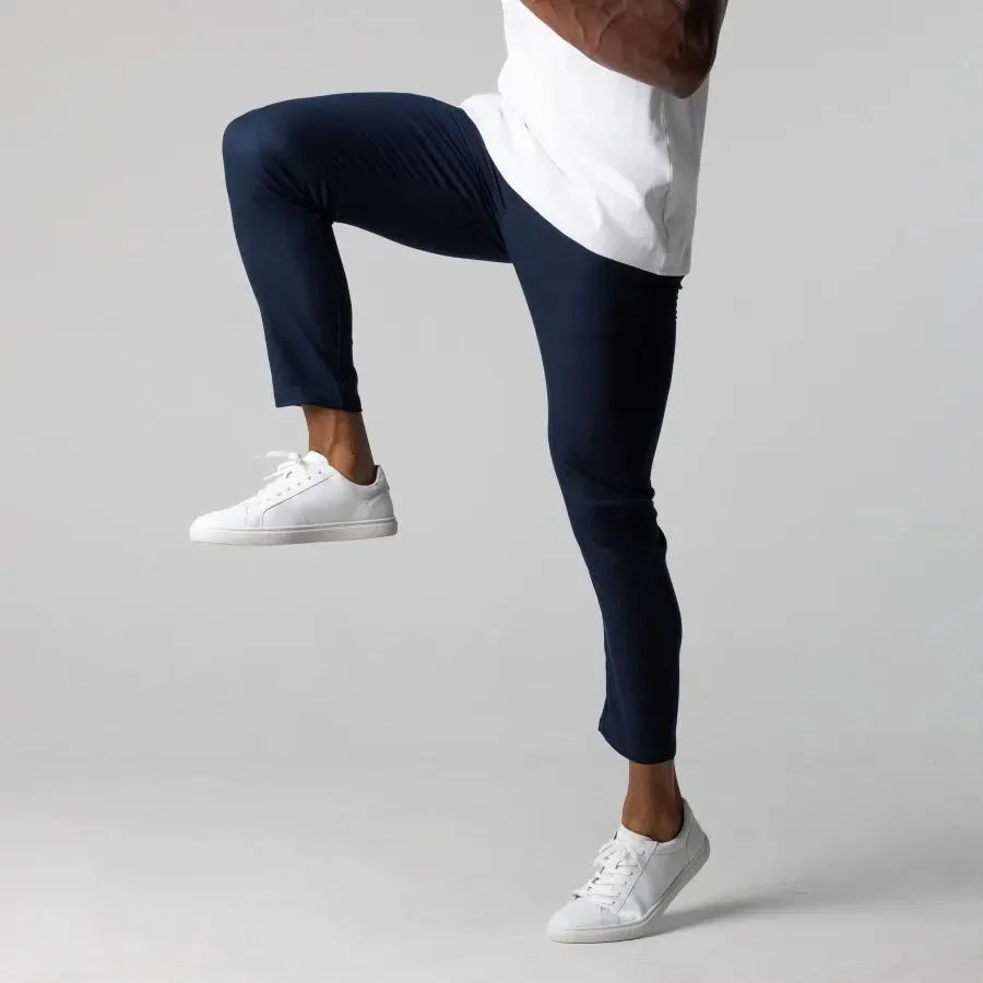 Xavier | Pantalon Chino Homme Slim à Jambe Ajustée Uni
