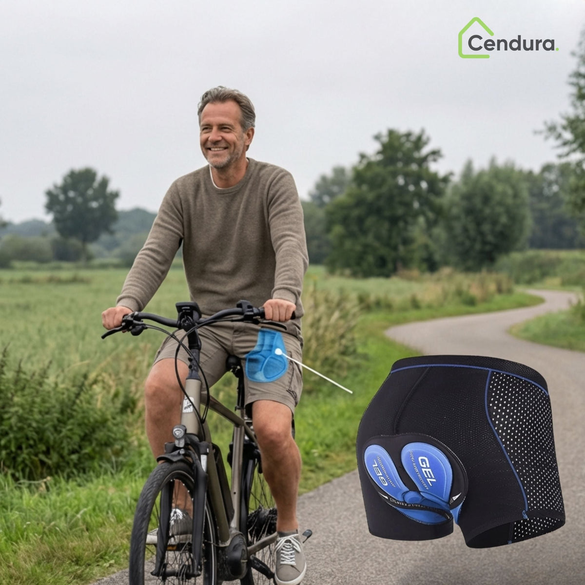 CycleCushion™ | Fahrradhose mit Gelpolster für Damen und Herren
