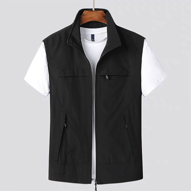 Orson | Gilet Homme Outdoor Sans Manches avec Poches, Respirant & Séchage Rapide