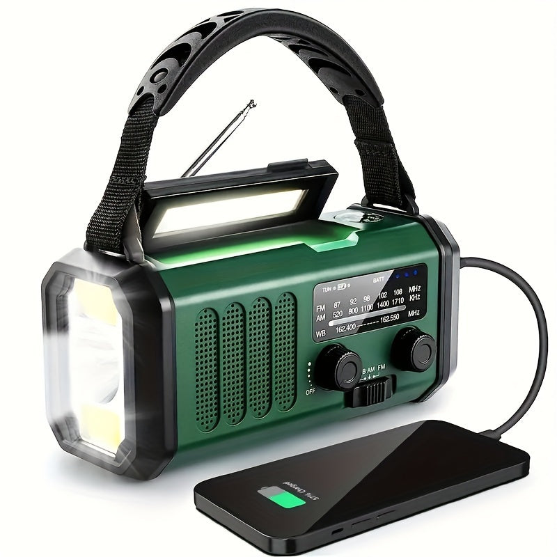 StormMate X10™ | Multifunktionales Notfallradio mit Solar, Handkurbel und 10.000-mAh-Akku