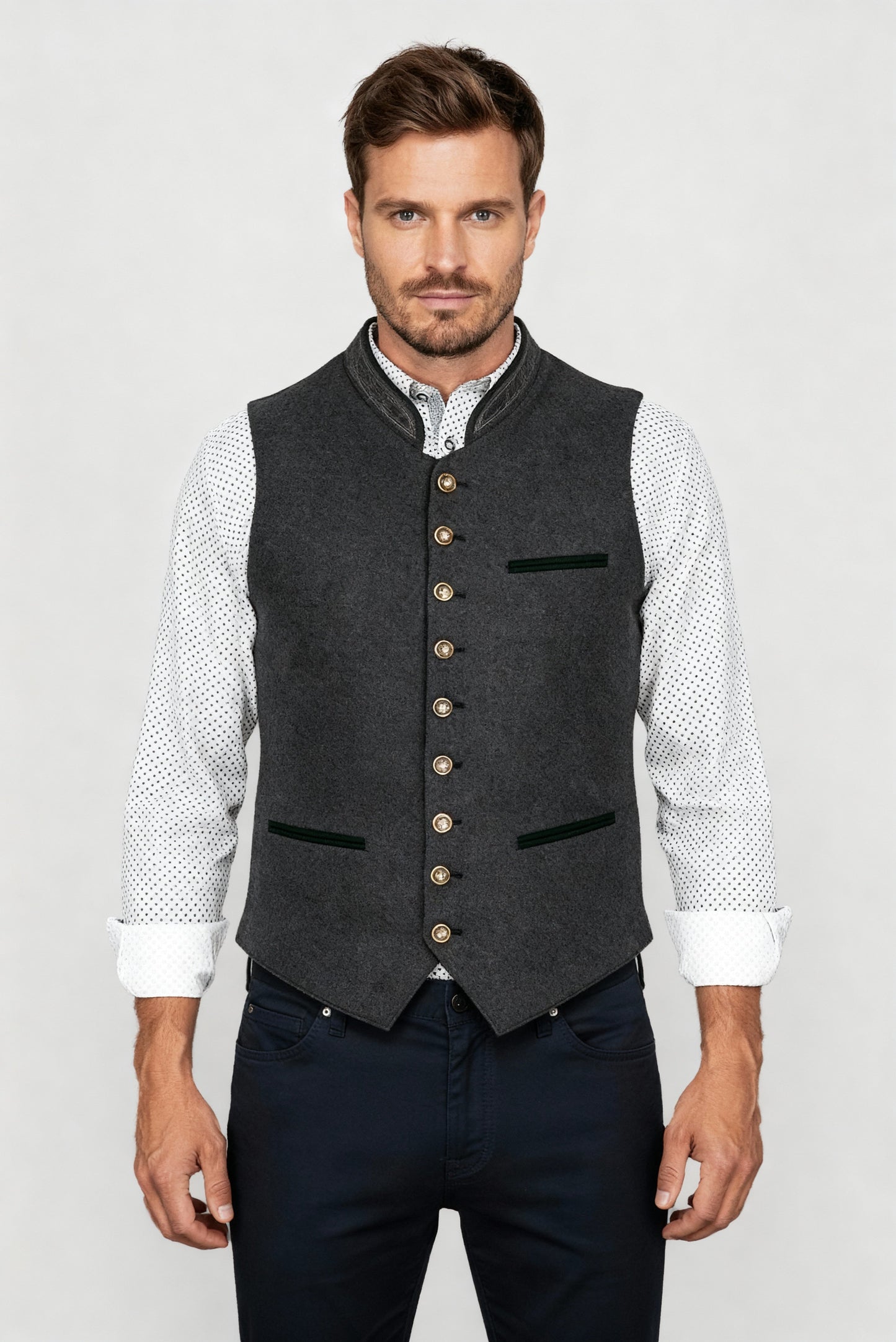 Thermal Vest Homme | Gilet Chaud et Stylé avec Col V Slim Fit