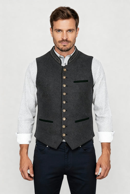 Thermal Vest Homme | Gilet Chaud et Stylé avec Col V Slim Fit