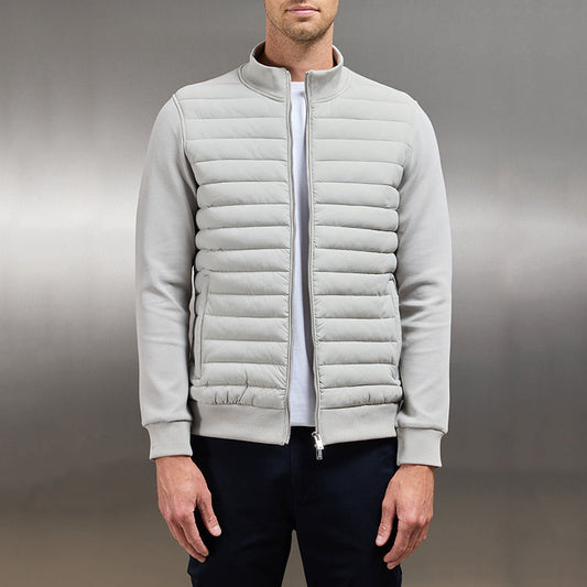 Ambrose | Veste Homme Matelassée Zippée à Col Montant, Légère pour la Mi-saison